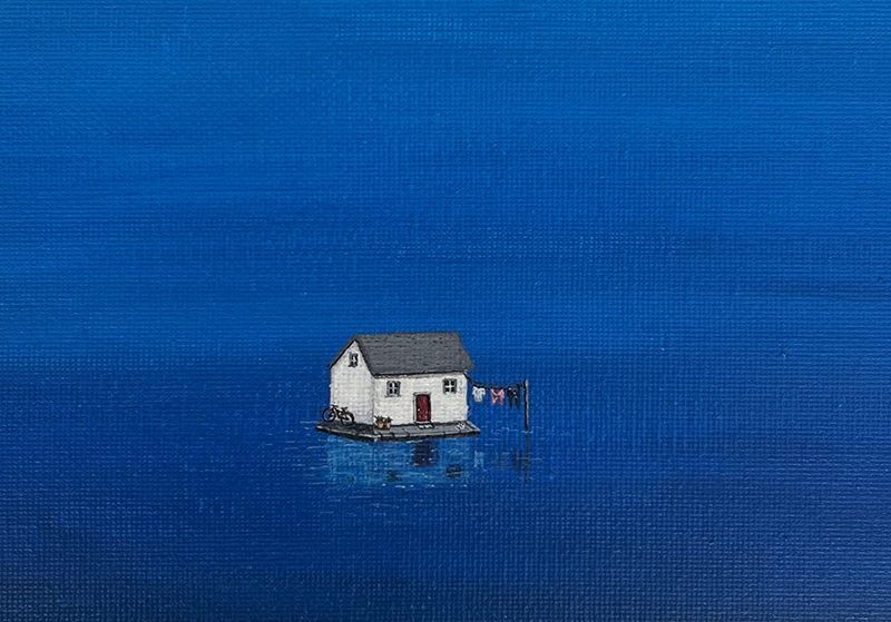 Featured Work: Carrying Home Within Us - A Painting by Asma